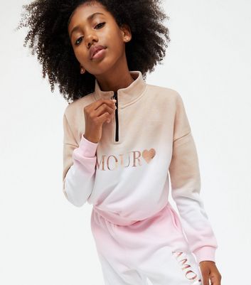 Pink shop ombre sweatshirt