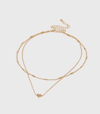 gold choker necklace new look