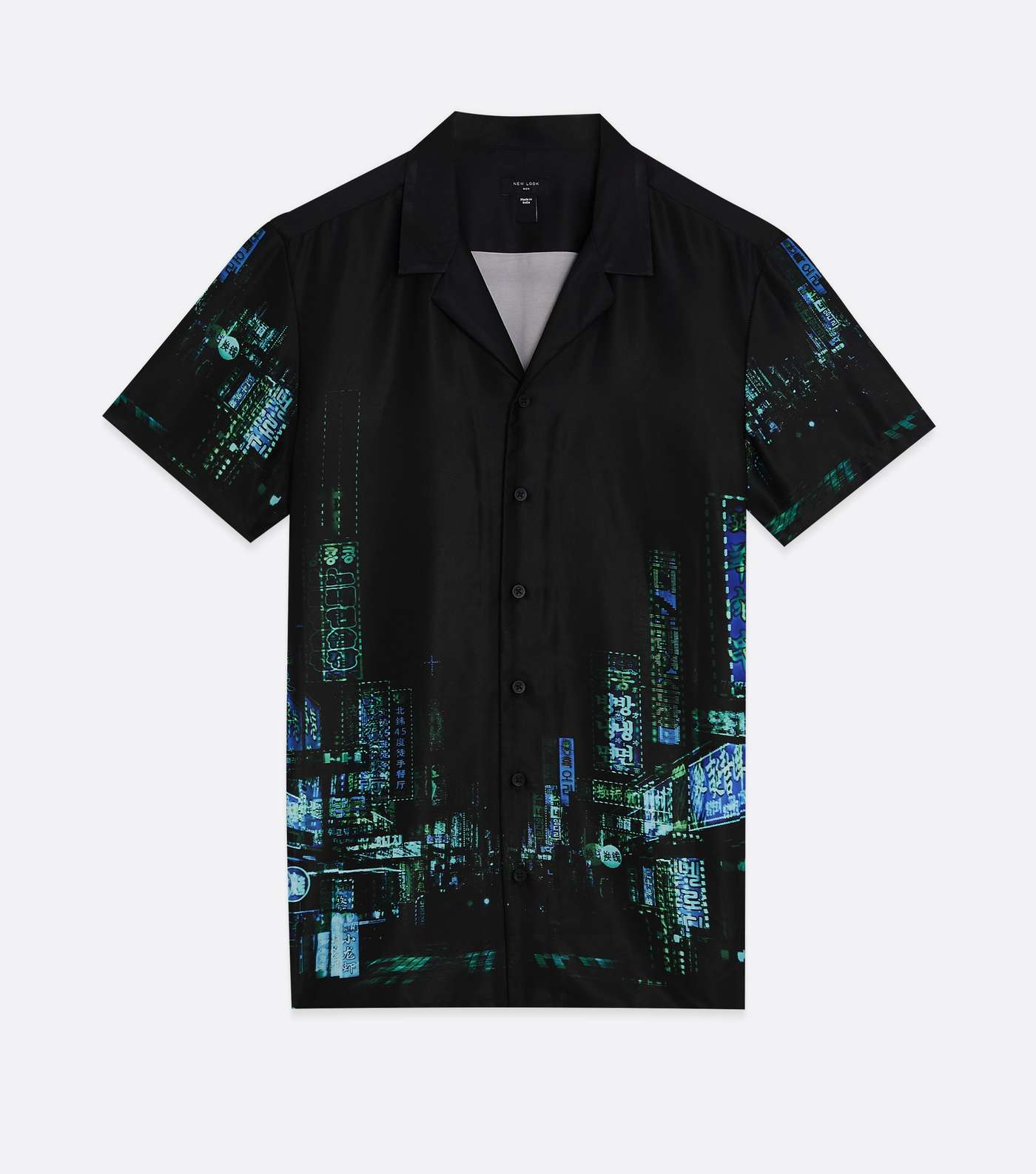 Black Short Sleeve City Shirt Image 5