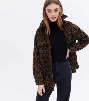leopard print jacket new look