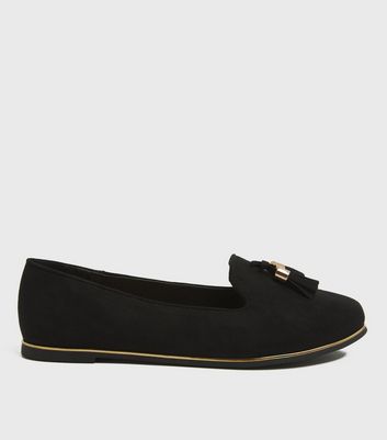 new look wide fit loafers