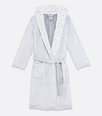 new look white dressing gown