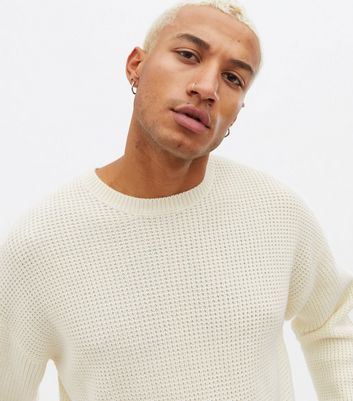 White deals waffle jumper