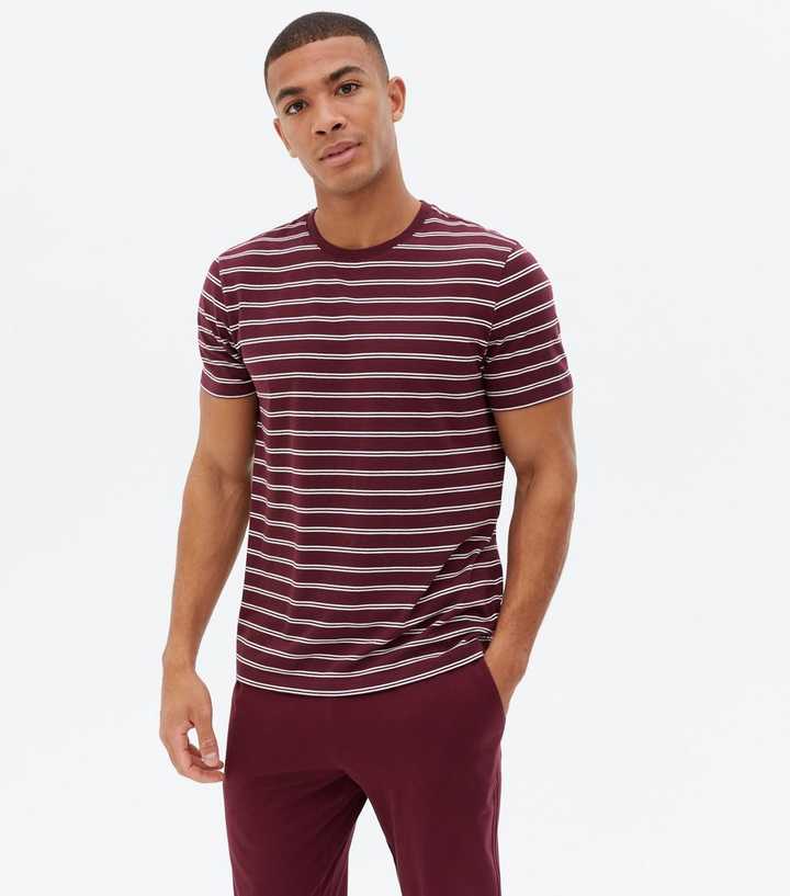 new look mens striped t shirt