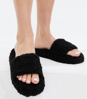 new look slider slippers