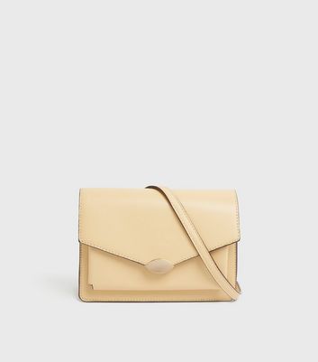 New look yellow store clutch bag