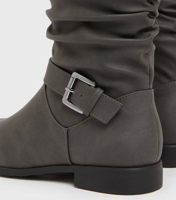 Slouch on sale buckle boots