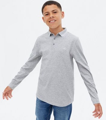 youth long sleeve polo shirts