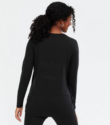 Click to view product details and reviews for Maternity 2 Pack Black Wrap Nursing Tops New Look.