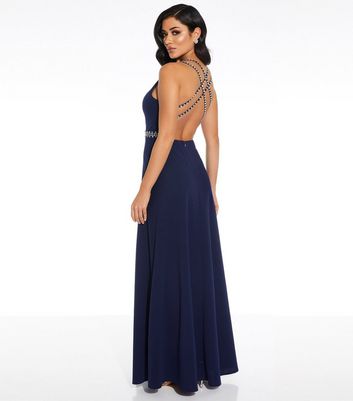 Quiz navy sale blue prom dress