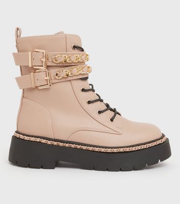 light brown biker boots