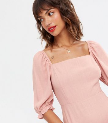 new look linen dress