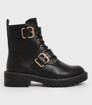 black biker boots ladies