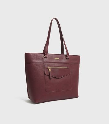 Burgundy bag best sale new look