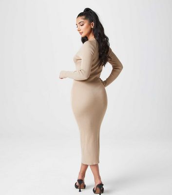 Bailey Bodycon Ribbed Dress, 54% OFF