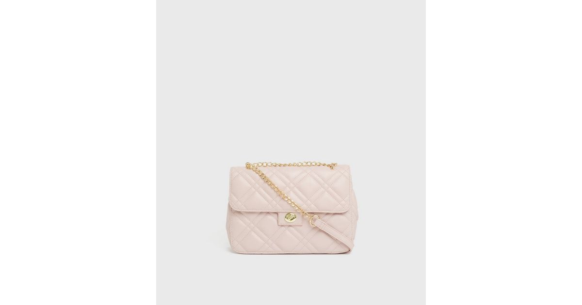 Tillie Quilted Chain Bag - Fuchsia