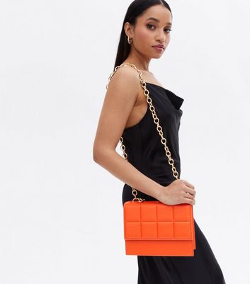 New look cheap orange bag