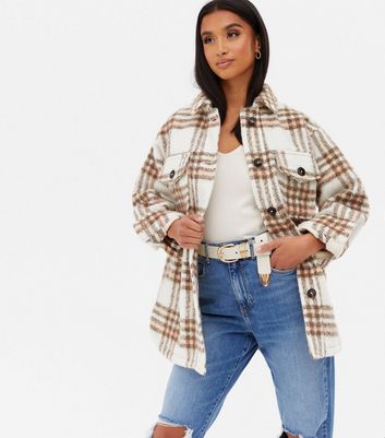 new look check jacket