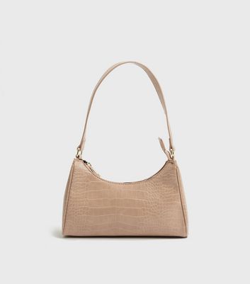 Mock croc outlet shoulder bag