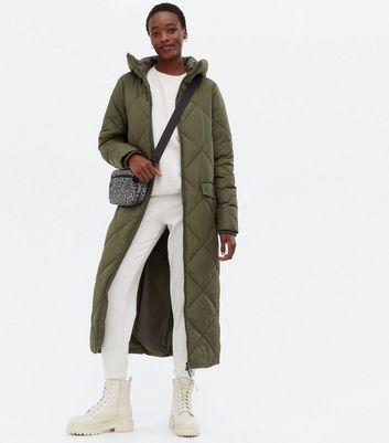 Long on sale khaki jacket