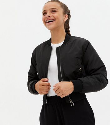 new look girls bomber jacket