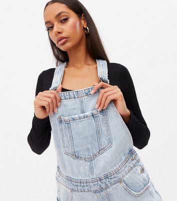 New Look Womens Relaxed Bust Knee Dungarees