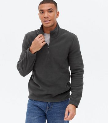 zipper neck sweatshirt