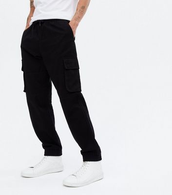 mens cuffed combat trousers