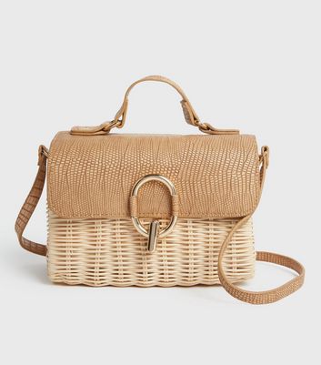 Straw across body online bag