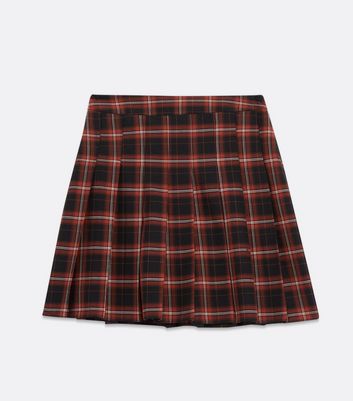 Damen Bekleidung Brown Check Pleated Tennis Skirt