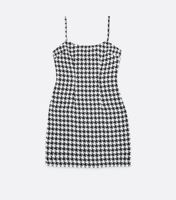 Dog tooth dress new clearance look