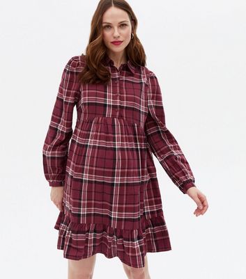 Click to view product details and reviews for Maternity Burgundy Check Collared Mini Smock Shirt Dress New Look. Click to view product details and reviews for Maternity Burgundy Check Collared Mini Smock Shirt Dress New Look.