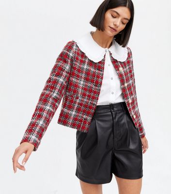 boucle jacket new look