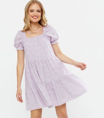 Lilac 2025 broderie dress