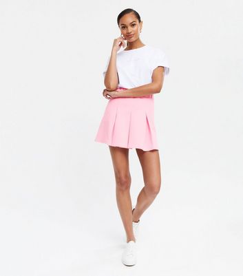 Pink Vanilla Pink Pleated Mini Tennis Skirt | New Look