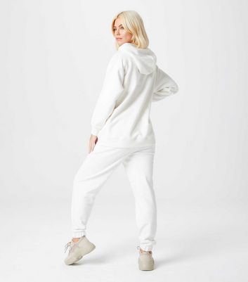Urban Bliss Women's Off White Oversized Hoodie New Look - M