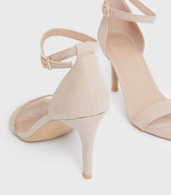 Pale pink store heels wide fit