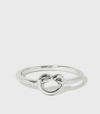 Damen Accessoires Silver Knot Ring