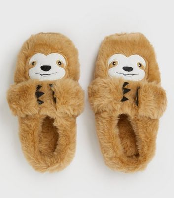 Ladies best sale sloth slippers