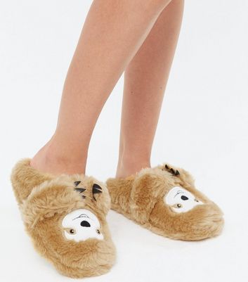 new look sloth slipper boots