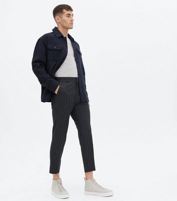 Hobbs Quin Tapered Trousers Navy at John Lewis  Partners