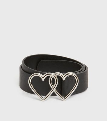 love heart buckle belt