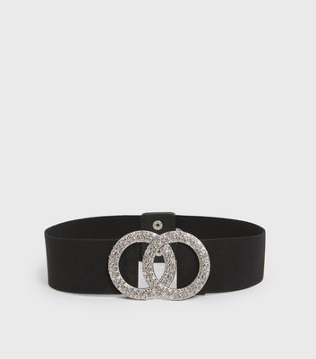 diamante elastic belt