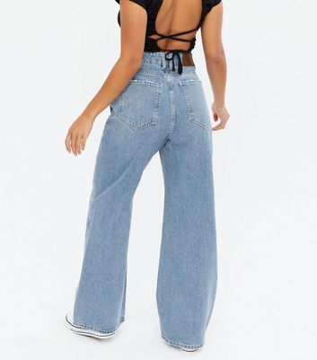 High Waist 90s Adalae Wide Leg Jeans 