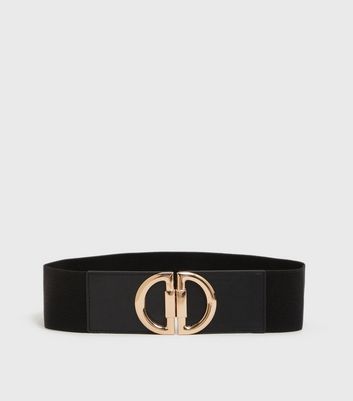 Black buckle belt womens sale