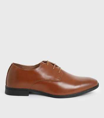 Rust Round Toe Lace Up Brogues