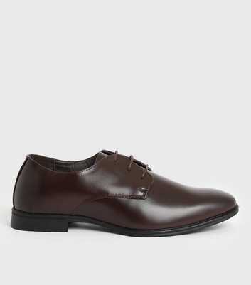 Dark Brown Round Toe Lace Up Brogues