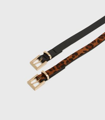 New look leopard print on sale belt