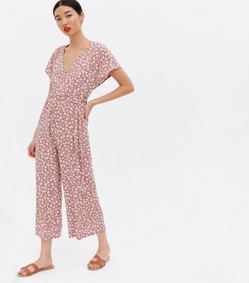 new look ditsy floral jumpsuit