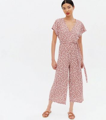 New look pink polka cheap dot jumpsuit